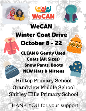 Westonka Schools Participate in Annual WeCAN Coat Drive